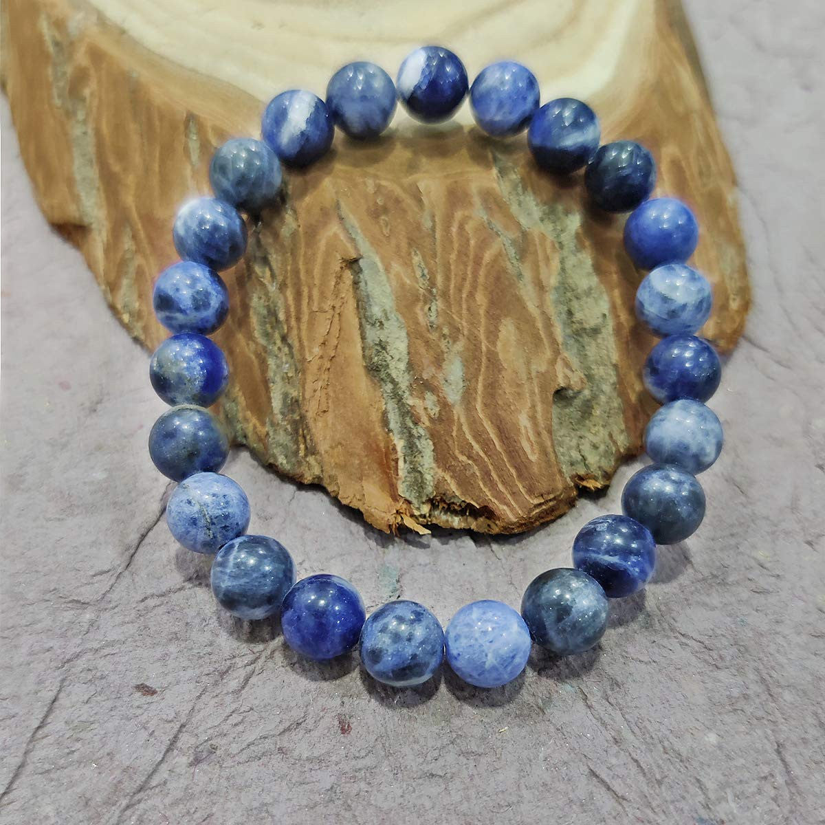 Sodalite Lapis Lazuli Natural Gemstone Bracelet Therapeutic | eBay