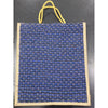 Jute Bags for Lunch Box with Zip | Jute Tote Bag | Jute Tiffin Bags | Multicoloured Jute Bag | Jute Carry Multiuse Bag Size: 36 cm x 30 cm