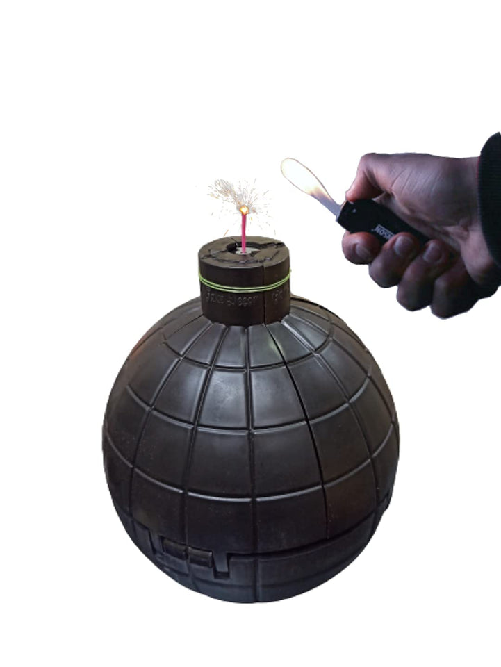 Cake Decor Surprise Unexpected Plastic Bomb Shaped Cake Box for All Occasions Reusable Surprise Bomb Shaped Cake Box Bombshell Surprise Cake Stand Bomb Cake Gift Box