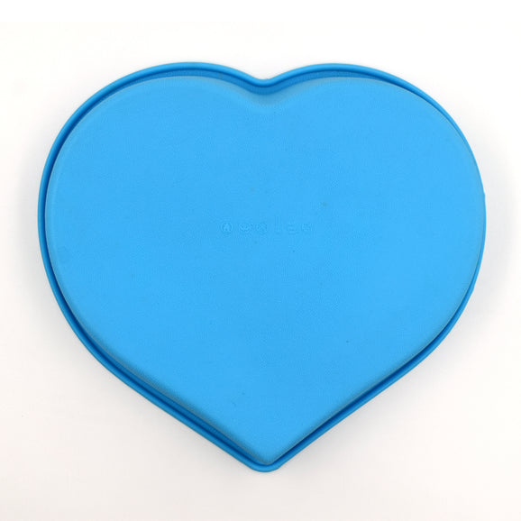 Silicone Heart Shape Big size Silicone Bakeware Cake Mold Cupcake / Muffin Mould (Pack of 1)