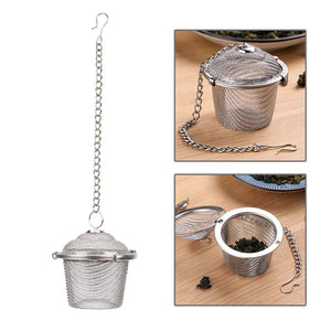 Stainless Steel Easy Tea, Spices, Herbs diffuser Filter used for filtering tea purposes while making it in all kinds of official and household kitchen