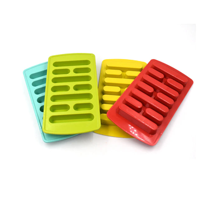 Cool Ice Cube Tray Set of 4 Kit kat Shape Ice Stick Tray Ice Cube Mold for Water Battle