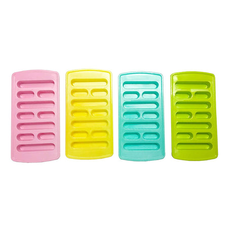 Cool Ice Cube Tray Set of 4 Kit kat Shape Ice Stick Tray Ice Cube Mold for Water Battle