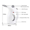 Fast Heat-up Steam Face Steamer Brush for Home and Travel for Facial, Cold and Cough and Garment - halfrate.in