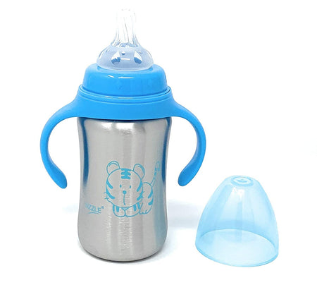 Sizzle Stainless Steel Baby Feeding Bottle (360 ml)