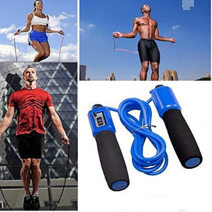 Skipping Rope with Foam Grip and Numerical Counter for Men, Women, Weight Loss, Kids, Children, Jumping Rope, Counting Rope - halfrate.in
