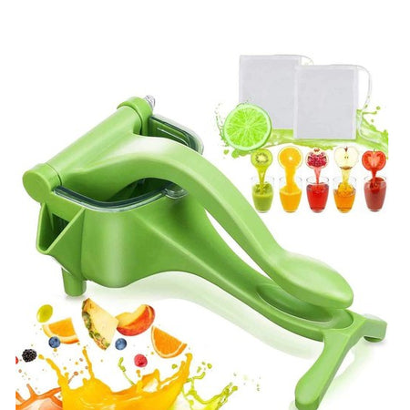 Manual Plastic Fruit Juicer Hand Press Lemon Squeezer Hand Juicer Citrus Press Juicer Fruit Extractor Tool for Orange, Pack Of 1