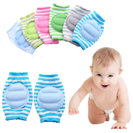 Safety Knee Pads for Babies Stretchable Breathable Cotton Skin Protector Crawling Knee Caps for Baby Boys and Girls