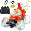 R/C Rechargeable 360 Degree Twisting Stunt Car with Music & Lights for Kids (Colors as Per Stock) - halfrate.in
