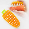 Fruit and Vegetable Cleaning Brushes Carrot Pattern for Washing Carrot Potato Root Scrubber Food Kitchen Cleaning Tools