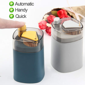 Toothpick Holder Dispenser, Pop-Up Automatic Toothpick Dispenser for Home, Kitchen, Restaurant