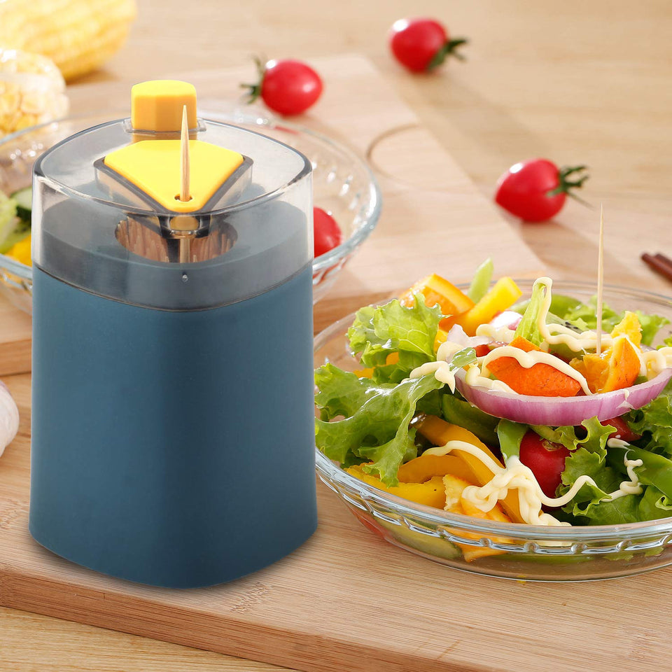 Toothpick Holder Dispenser, Pop-Up Automatic Toothpick Dispenser for Home, Kitchen, Restaurant