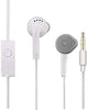 YS Earphones/Headphone with Ultra Bass & Dolby Sound 3.5MM Jack with Mic & Volume Control for All Samsung/Android/iOS Devices - (White) - halfrate.in