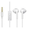 YS Earphones/Headphone with Ultra Bass & Dolby Sound 3.5MM Jack with Mic & Volume Control for All Samsung/Android/iOS Devices - (White) - halfrate.in