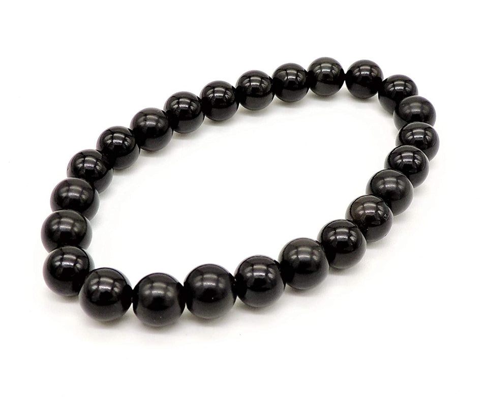 Lava Bead Black Obsidian Bracelet – Royal Suzie