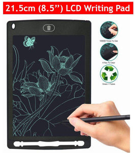 8.5" Ultra-Thin LCD Portable Rewritable Erasable Paperless Memo Writing Tablet Ruff Pad E-Writer Digital Drawing Board with Pen (Multi Colour) - halfrate.in