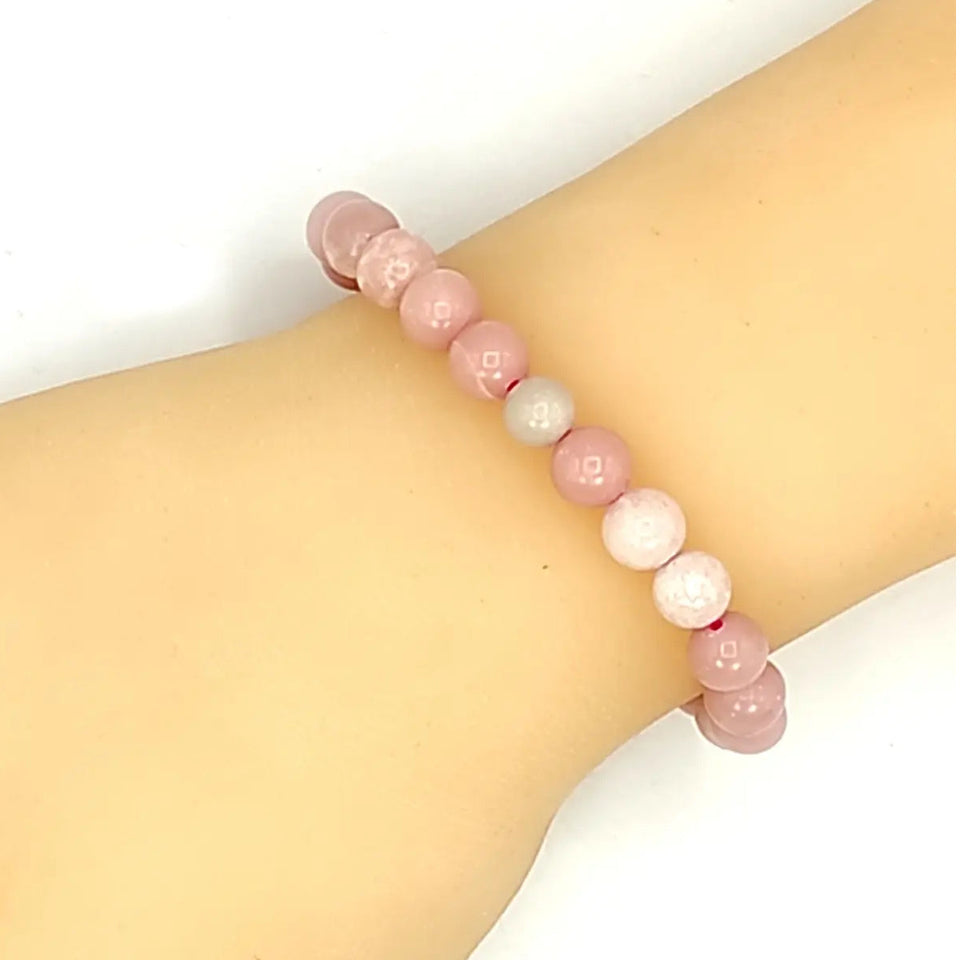 Buy Pink Opal Bracelet, Pink Opal Bracelet 8 Mm Beads, Opal, Bracelets, Pink  Opal, Metaphysical Crystals, Stones, Crystals, Gifts, Gemstones Online in  India - Etsy