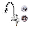 Instant Electric Water Heating Faucet Tap Geyser for kitchen bathroom Sink, Water Heater Faucet Tap made of ABS plastic + Refined Copper (white)