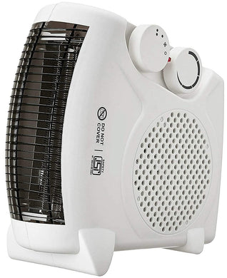 Room Heater Vertical Compact Shock proof Plastic Body 1000 / 2000 Watt Dual selection White colour, Ideal for small to medium room/area