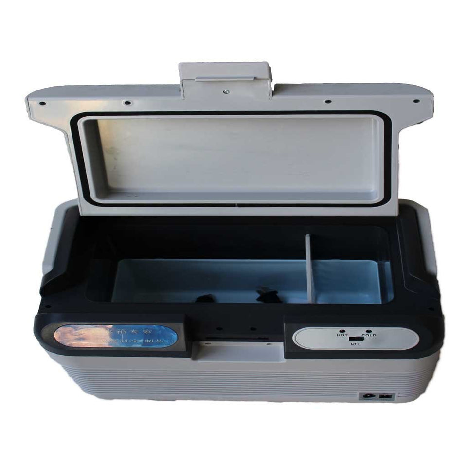 Multi-Function 2 in 1 Cold and Warm Car and Room Mini Portable Travelling Fridge - Dual Power Option