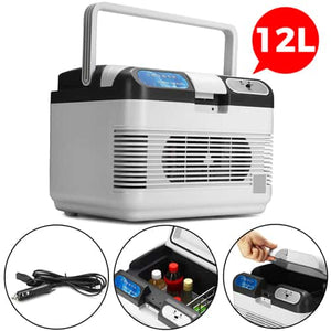 Multi-Function 2 in 1 Cold and Warm Car and Room Mini Portable Travelling Fridge - Dual Power Option