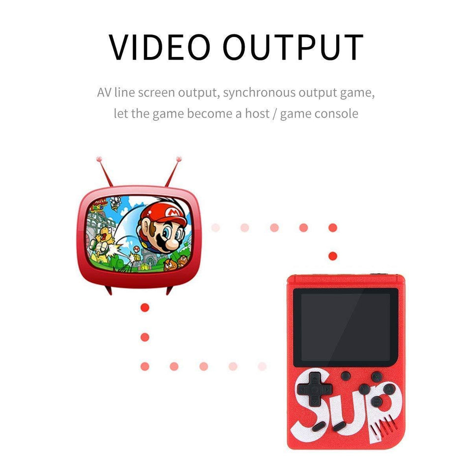 400 in 1 Sup Game Box USB Rechargeable Console/Led Screen/Retro Classic Gaming Console Portable for Kids - halfrate.in