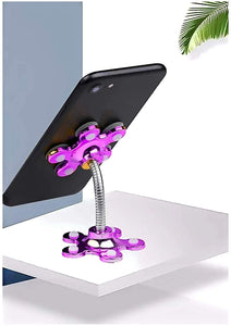 Ekdant®  Mobile Phone Holder 360 Degree Rotatable Metal Flower Magic Suction Cup VIP mobile stand Car Bracket for Home, car, Office - halfrate.in