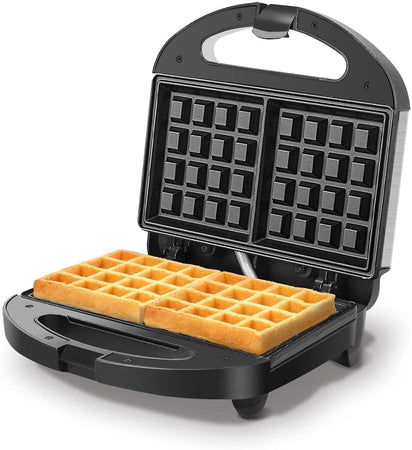 Belgian Waffle Maker for Home| Makes 2 Square Shape Waffles| Non-stick Plates| Easy to Use with Indicator Lights