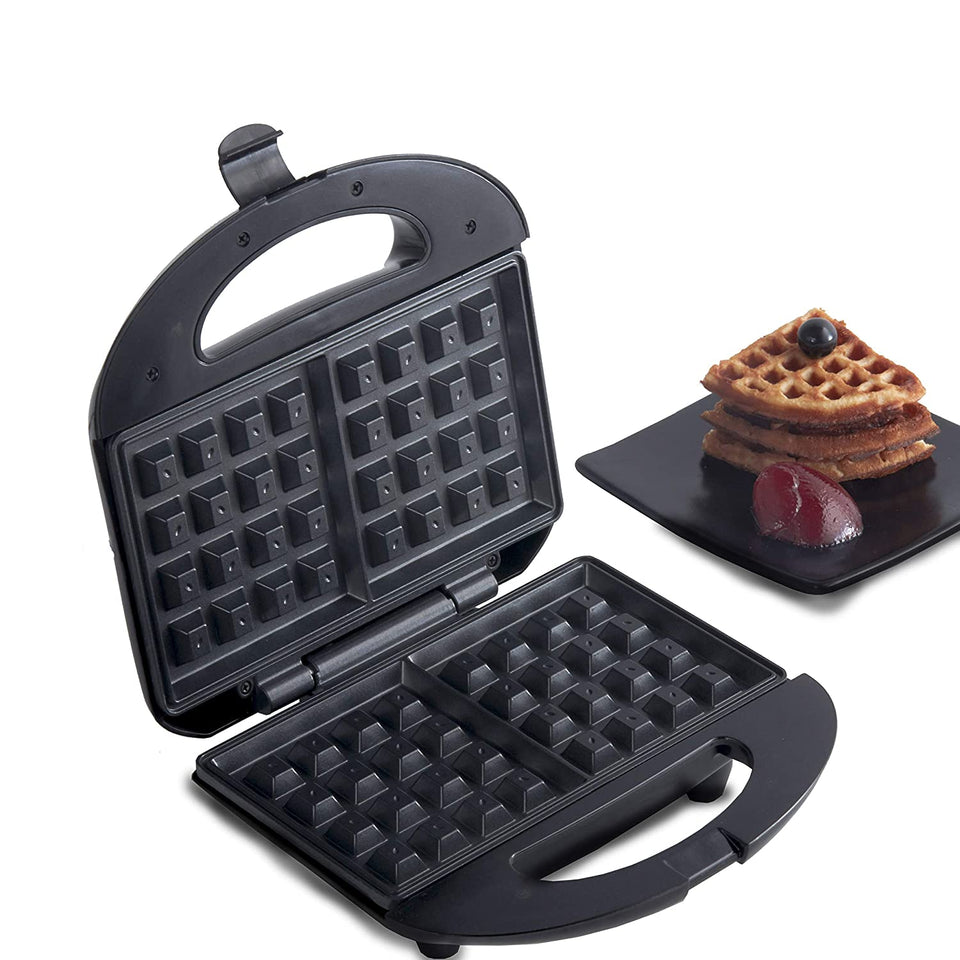 Belgian Waffle Maker for Home| Makes 2 Square Shape Waffles| Non-stick Plates| Easy to Use with Indicator Lights