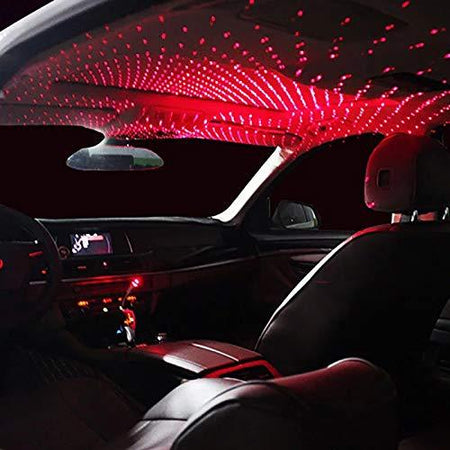 Ekdant® USB Atmosphere Ambient Star Light car Interior Lights LED Decorative Box car roof Full Star Projection Laser car Interior - halfrate.in