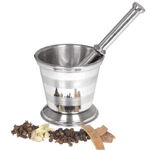 Khalbatta Okhli Masher, Mortar and Pestle Set  Size 3 - Mash Hard Spices easily - halfrate.in