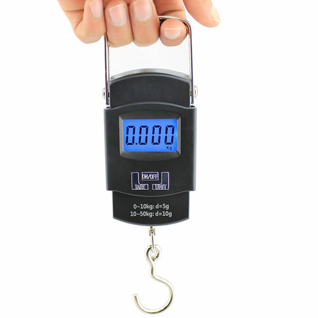 Weighing Scale 50kg Digital Heavy Duty Portable For Kitchen /luggage Pocket - halfrate.in