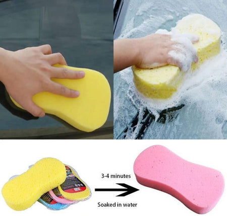 Sponge Vacuum Compression Sponge for Car Washing Office Cleaning - halfrate.in