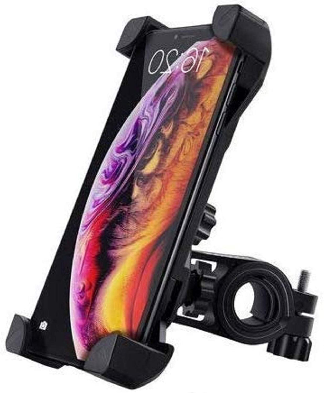 Universal Bike Motorcycle Cell Phone Holder Mount Stand Bracket Fits for All Mobile Phones Size Upto 5.5
