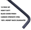 Saleshop365® 10 Pcs Allen Hex Key Wrench Set - halfrate.in